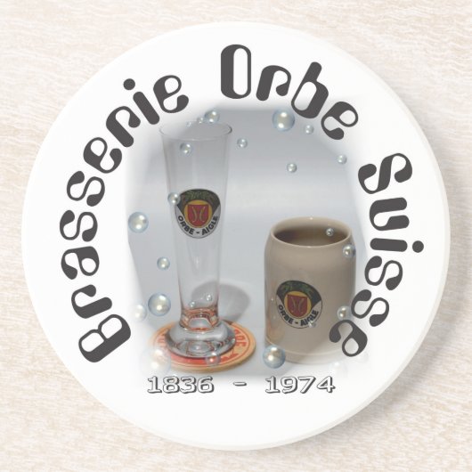 Brasserie Orbe Suisse Bierdeckel コースター (正面)