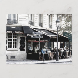 BRASSERIE STREET SHOP COFFEE SHOP POSTCROSSING ポストカード