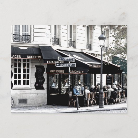 BRASSERIE STREET SHOP COFFEE SHOP POSTCROSSING ポストカード (正面)