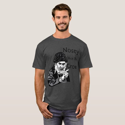 Brassic Farmer Jim Rant NOSEY SHOTHE CROW Comedy S Tシャツ (正面フル)