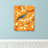 Brastedの装飾的で赤い精神病院 キャンバスプリント (インサイチュ (ウッドフロア))