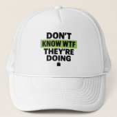 Brat Green Design – Don’t Know WTF They’re Doing キャップ (正面)