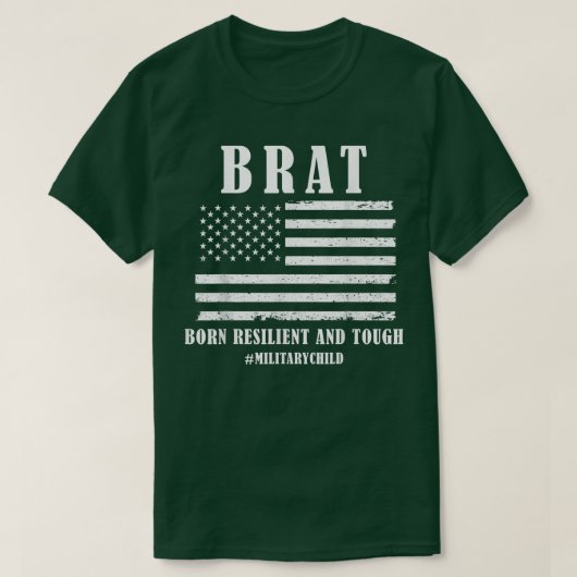 Brat  Purple Up Military Child Awareness  Mens & W Tシャツ (デザイン正面)