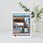 Bratislava - I Love - Slovakia - ポストカード (スタンド正面)