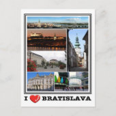 Bratislava - I Love - Slovakia - ポストカード (正面)
