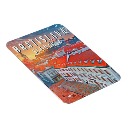 Bratislava, la perle du Danube マグネット (右側)