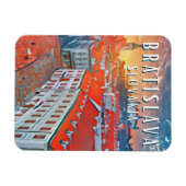 Bratislava, la perle du Danube マグネット (横)