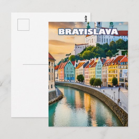 Bratislava, perle nichée sur les rives du Danube ポストカード (正面/裏面)