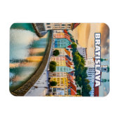 Bratislava, perle nichée sur les rives du Danube マグネット (横)