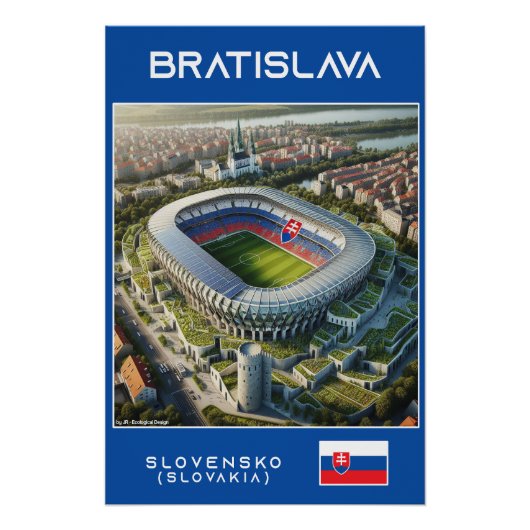 Bratislava - Slovakia - Ecological Design ポスター (正面)