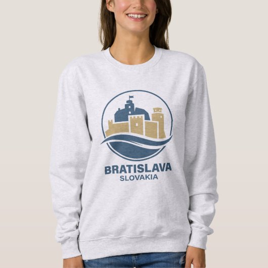 Bratislave Slovakia Europe スウェットシャツ (正面)