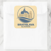 Bratislave Slovakia Europe スクエアシール (バッグ)