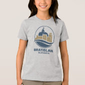 Bratislave Slovakia Europe トライブレンドＴシャツ (正面)