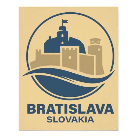Bratislave Slovakia Europe ポスター (正面)