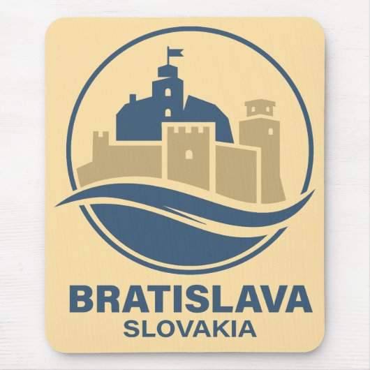 Bratislave Slovakia Europe マウスパッド (正面)