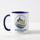 Bratislave Slovakia Europe マグカップ (左)