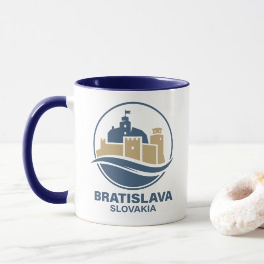 Bratislave Slovakia Europe マグカップ (ドーナツ)