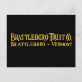 Brattleboro Trust Co., 1918 Logo Postcard ポストカード (正面)