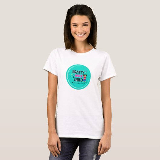 bratty inner child ロゴ tシャツ (正面フル)