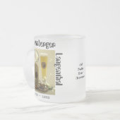 Brauerei Baumberger Langenthal フロストグラスマグカップ (正面左)