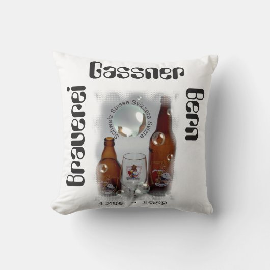 Brauerei Gassner Bern Kissen クッション (正面)
