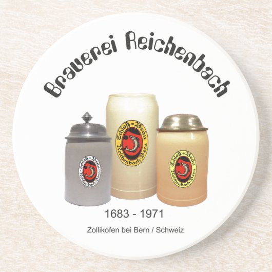 Brauerei Reichenbach Bern Bierdeckel コースター (正面)