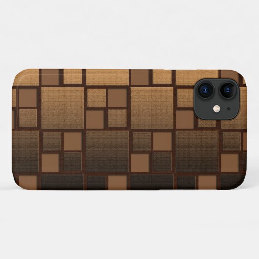 Braun gemustert Case-Mate iPhoneケース (裏面(横))