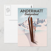 Brauneck Bavaria, Germany Skiポスター ポストカード (正面/裏面)