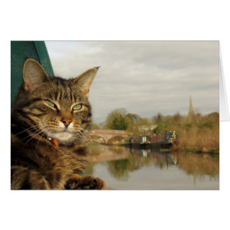Braunston.のNarrowboat猫運河場面