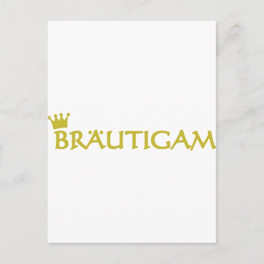 Brautigamアイコン ポストカード (正面)