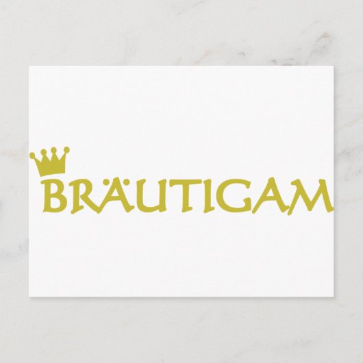Brautigamアイコン ポストカード (正面)
