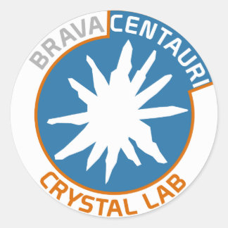Brava Centauri Crystal Labステッカー（20枚） ラウンドシール