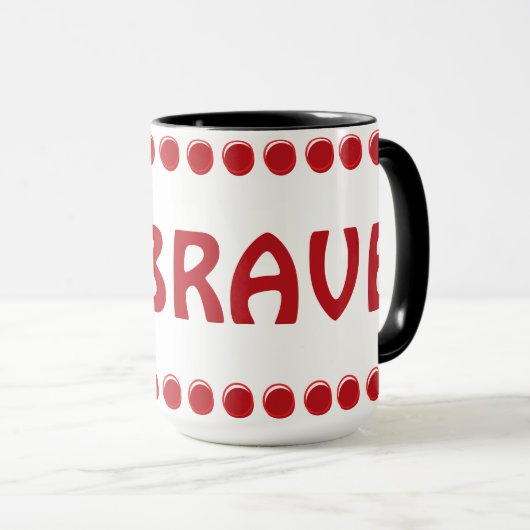 "BRAVE"マグ マグカップ (正面右)