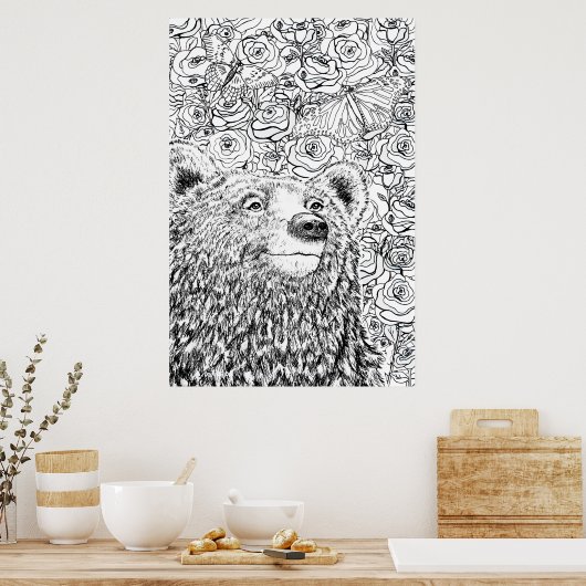 Brave Bear ポスター (キッチン)