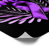 Brave Brain - Epilepsy Survivor Epilepsy Awareness ポスター (角)