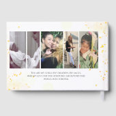 Brave Butterflyプロジェクトのパーソナライズ写真メッセージ ゲストブック (裏面)