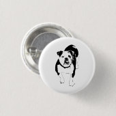 Brave Dot, Bulldog Badge 缶バッジ (正面&裏面)