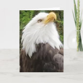 Brave Eagle Greeting Card カード (正面)