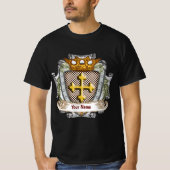 Brave Family Crest Surname Tシャツ (正面)