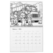 Brave Fire Fightersレスキュー・アクション・カラーリング20xx カレンダー (2月 2026)