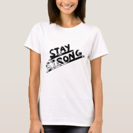Brave Heart: Stay Strong - サポートとセルフケアデザイン Tシャツ