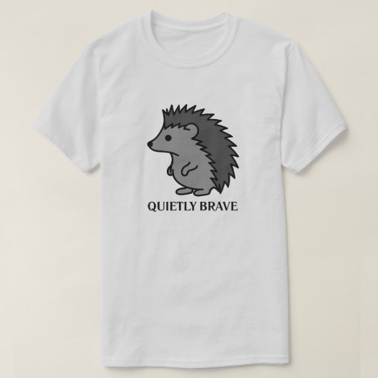 Brave Hedgehog Tシャツ (デザイン正面)