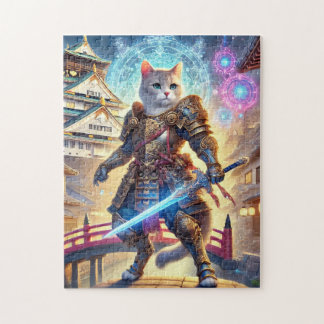 Brave Hero Cat of Fantasy Osaka Castle Town ジグソーパズル