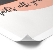 Brave & Kind 11"x14"アートプリント ポスター (角)