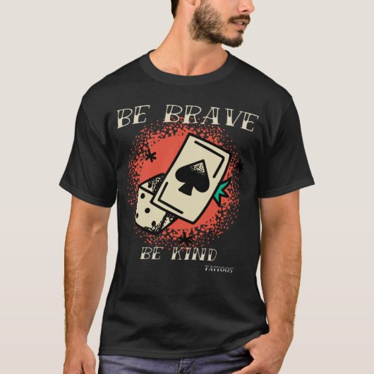 Brave Kind Tattoos Vintage Designs 1 Tシャツ (正面)