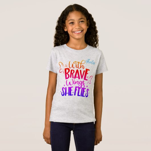 Brave Wings Girl's Tシャツ (正面フル)