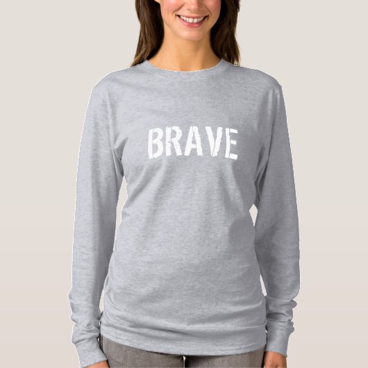 BRAVE Women's長袖Tシャツ Tシャツ (正面)
