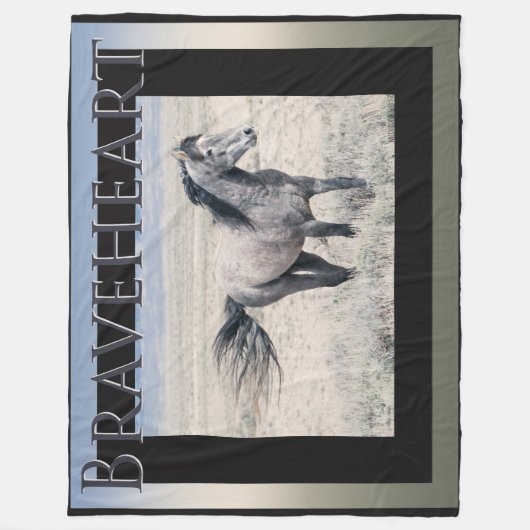BraveHeart フリースブランケット (正面)