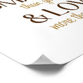 Braver Stronger引用文Bはベアアートポスター用 ポスター (角)