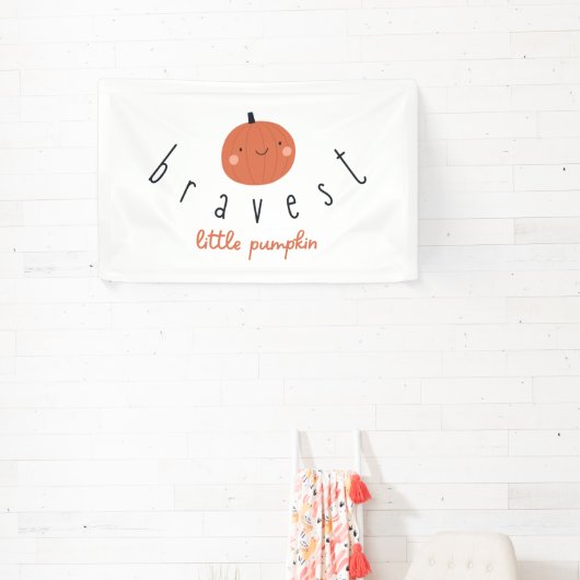 bravest little pumpkin Banner Indoor Large Sign 横断幕 (インサイチュ)
